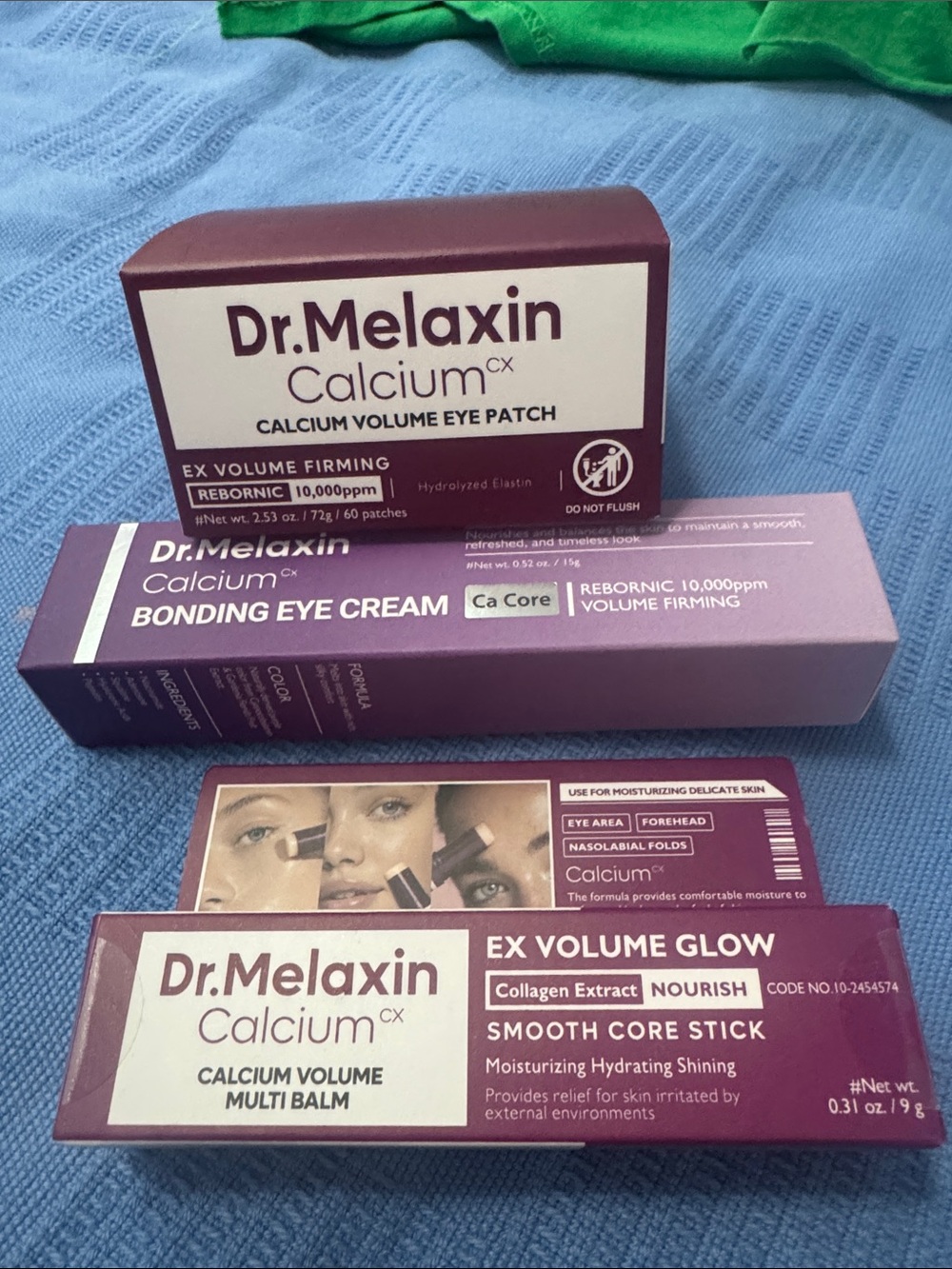 NIB Dr.Melaxin Calcium Bonding Eye & Face Intensive Care Trio